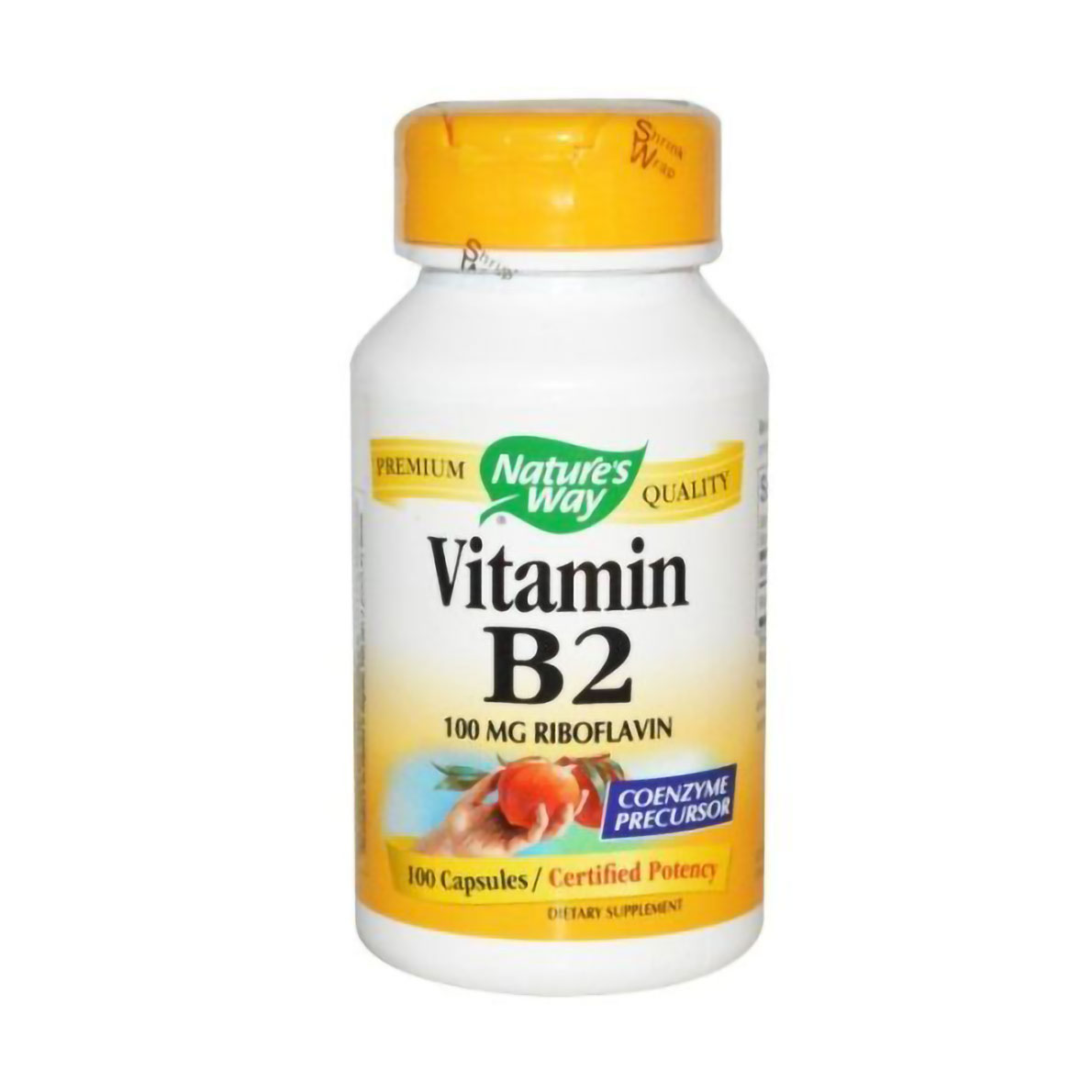 Рибофлавін Вітамін В2 Nature's Way Riboflavin Vitamin B2, 100 мг, 100 капсул